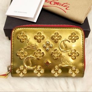 ❌SOLD❌Christian Louboutin Gold Logo Coin Purse
